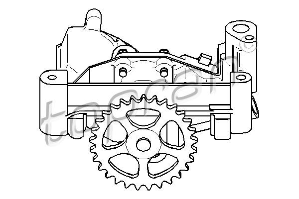 TOPRAN Масляный насос 720 158