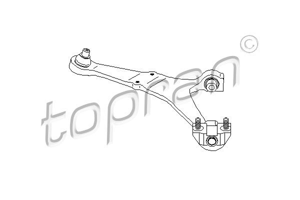 TOPRAN vikšro valdymo svirtis 720 204