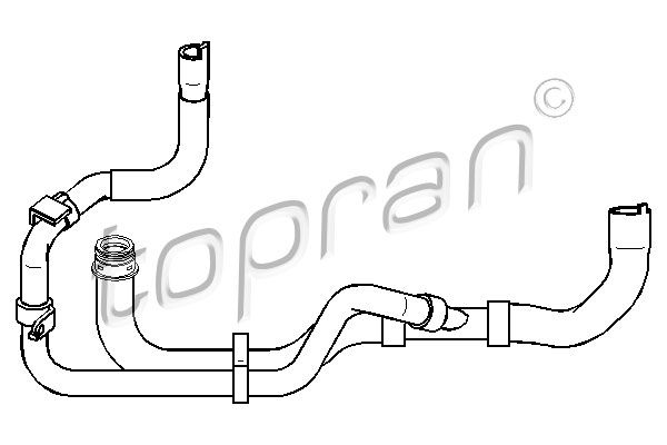 TOPRAN radiatoriaus žarna 721 834