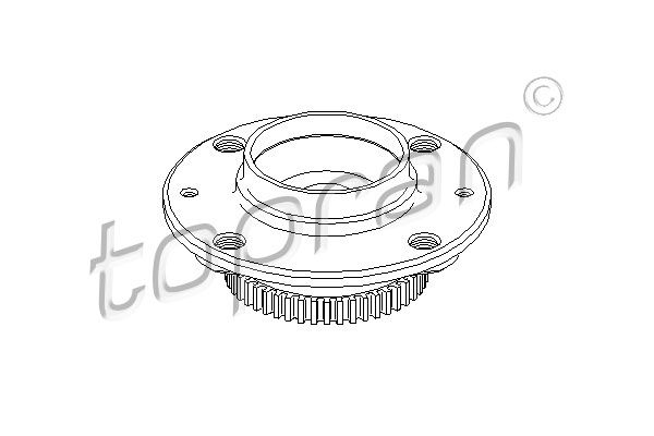 TOPRAN Ступица колеса 722 248