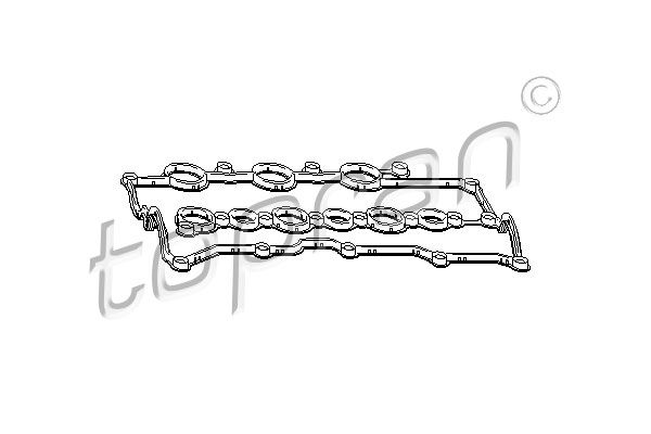 TOPRAN Прокладка, крышка головки цилиндра 722 537