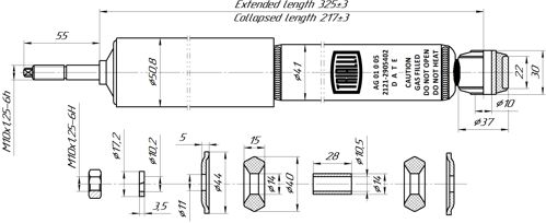 TRIALLI Амортизатор AG 01005