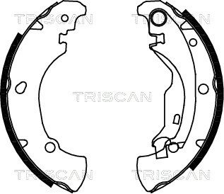 TRISCAN stabdžių trinkelių komplektas 8100 15625