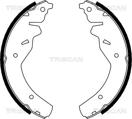 TRISCAN stabdžių trinkelių komplektas 8100 18595