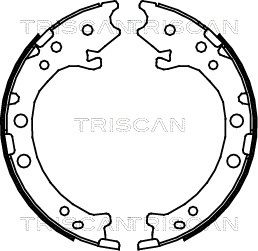 TRISCAN Комплект тормозных колодок 8100 40008
