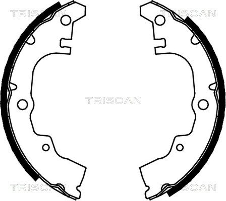 TRISCAN Комплект тормозных колодок 8100 41414