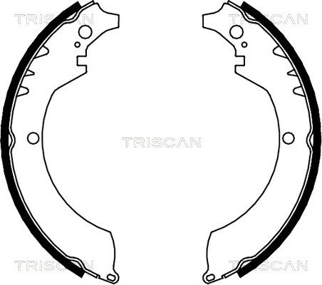 TRISCAN Комплект тормозных колодок 8100 41419