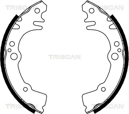 TRISCAN Комплект тормозных колодок 8100 41616