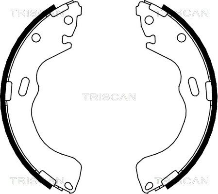 TRISCAN Комплект тормозных колодок 8100 50616