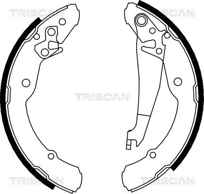 TRISCAN Комплект тормозных колодок 8100 67631