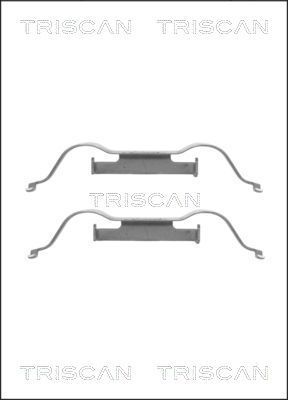 TRISCAN Комплектующие, колодки дискового тормоза 8105 101626