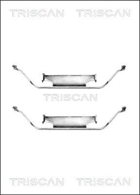 TRISCAN Комплектующие, колодки дискового тормоза 8105 111571