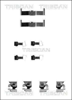 TRISCAN Комплектующие, колодки дискового тормоза 8105 131159