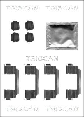 TRISCAN priedų komplektas, diskinių stabdžių trinkelės 8105 131646