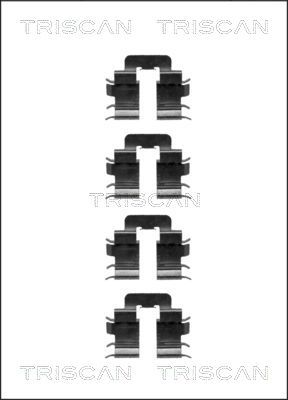 TRISCAN Комплектующие, колодки дискового тормоза 8105 141607