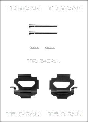 TRISCAN Комплектующие, колодки дискового тормоза 8105 161574