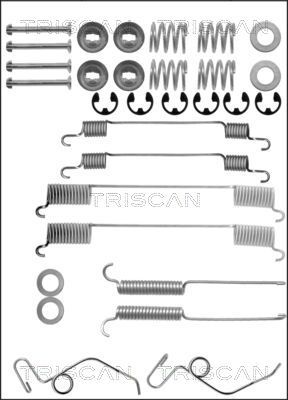 TRISCAN Комплектующие, тормозная колодка 8105 162510