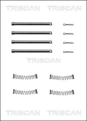 TRISCAN Комплектующие, колодки дискового тормоза 8105 171004