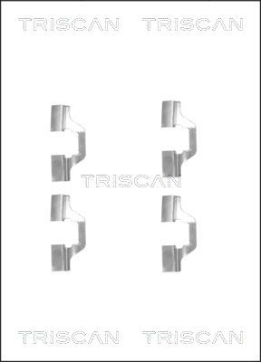TRISCAN Комплектующие, колодки дискового тормоза 8105 251598