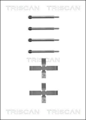 TRISCAN Комплектующие, колодки дискового тормоза 8105 271444