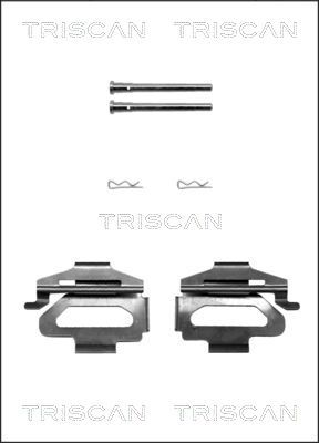 TRISCAN Комплектующие, колодки дискового тормоза 8105 281593