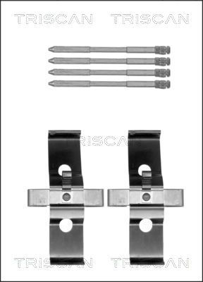 TRISCAN Комплектующие, колодки дискового тормоза 8105 291614