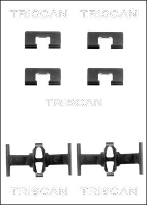 TRISCAN priedų komplektas, diskinių stabdžių trinkelės 8105 401613