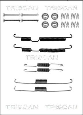 TRISCAN priedų komplektas, stabdžių trinkelės 8105 432002