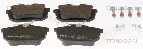 TRISCAN Комплект тормозных колодок, дисковый тормоз 8110 10511