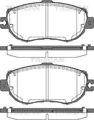 TRISCAN Комплект тормозных колодок, дисковый тормоз 8110 13036