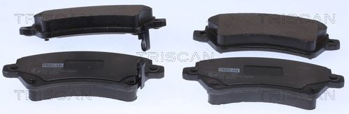 TRISCAN Комплект тормозных колодок, дисковый тормоз 8110 13058