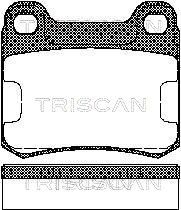 TRISCAN stabdžių trinkelių rinkinys, diskinis stabdys 8110 23995