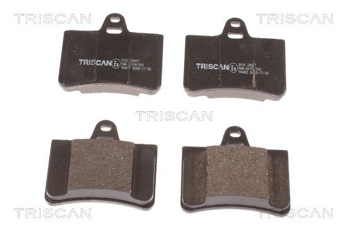 TRISCAN Комплект тормозных колодок, дисковый тормоз 8110 28017