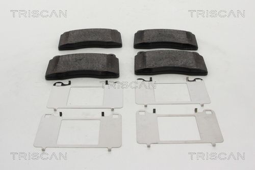 TRISCAN Комплект тормозных колодок, дисковый тормоз 8110 29072
