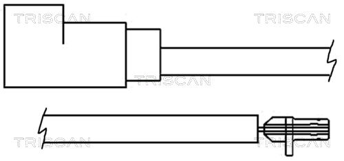 TRISCAN įspėjimo kontaktas, stabdžių trinkelių susidėvėjim 8115 16002