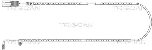 TRISCAN įspėjimo kontaktas, stabdžių trinkelių susidėvėjim 8115 17010