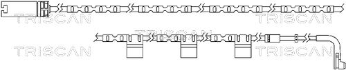 TRISCAN Сигнализатор, износ тормозных колодок 8115 17014