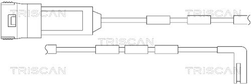 TRISCAN Сигнализатор, износ тормозных колодок 8115 24016