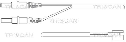 TRISCAN Сигнализатор, износ тормозных колодок 8115 28001