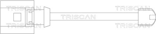 TRISCAN Сигнализатор, износ тормозных колодок 8115 29012