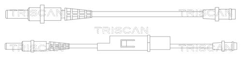 TRISCAN įspėjimo kontaktas, stabdžių trinkelių susidėvėjim 8115 38003