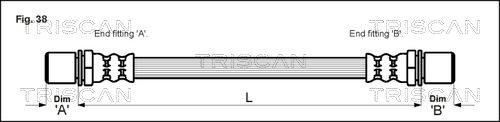 TRISCAN Тормозной шланг 8150 13229