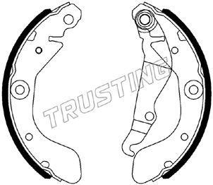TRUSTING Комплект тормозных колодок 027.012