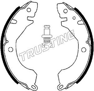 TRUSTING Комплект тормозных колодок 064.157