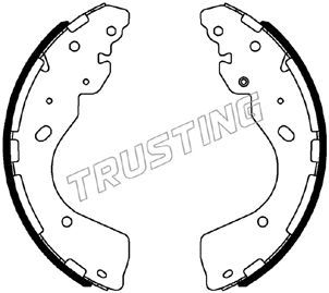 TRUSTING Комплект тормозных колодок 067.203