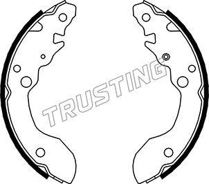 TRUSTING Комплект тормозных колодок 111.244