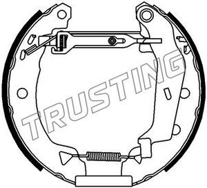 TRUSTING Комплект тормозных колодок 6146