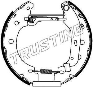 TRUSTING Комплект тормозных колодок 6156