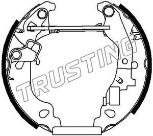 TRUSTING Комплект тормозных колодок 6167