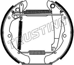 TRUSTING Комплект тормозных колодок 6194
